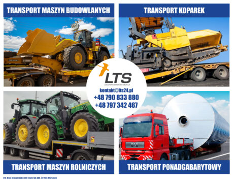 Transport ładunków ponadnormatywnych krajowy – usługi na najwyższym poziomie z LTS