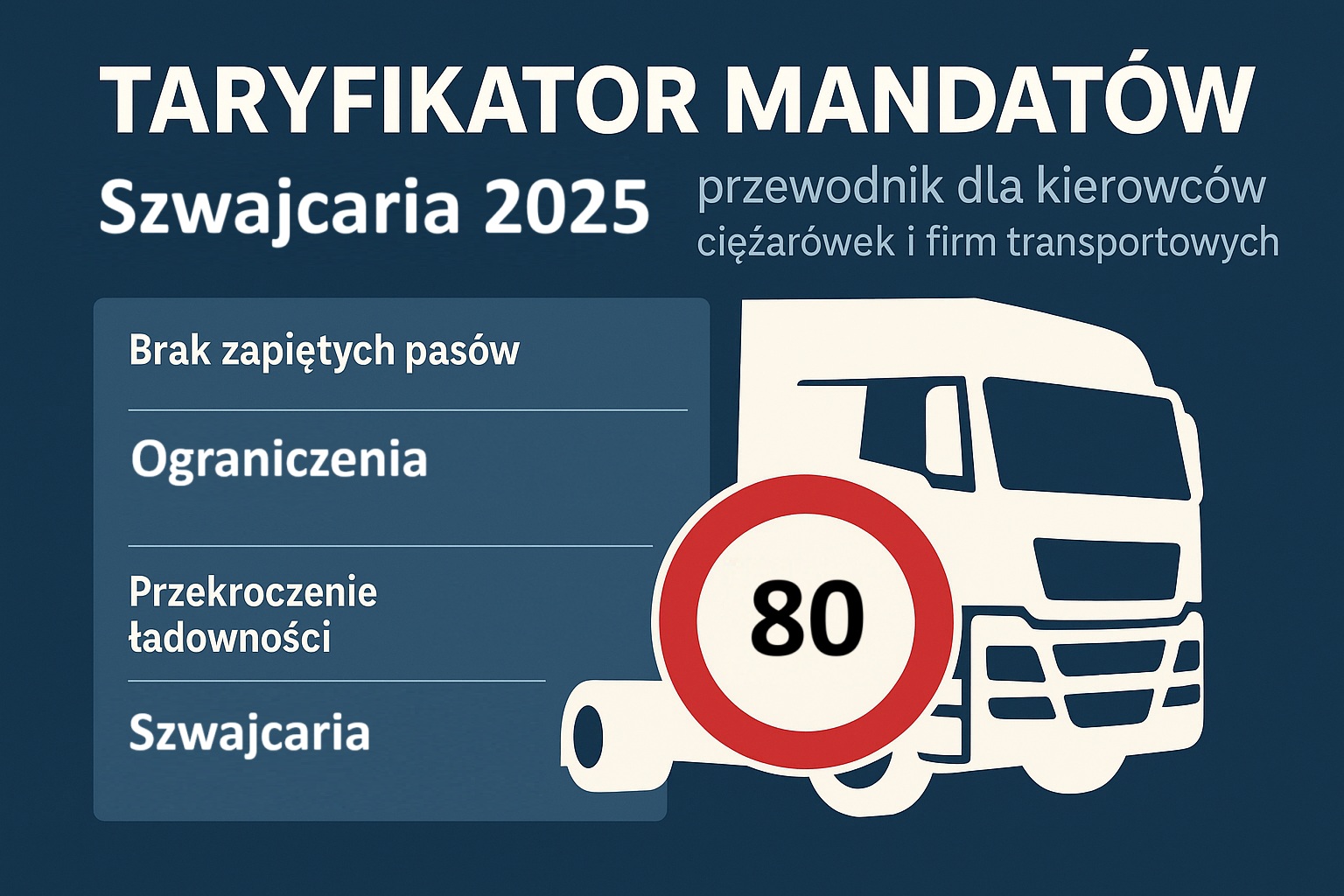 Taryfikator mandatów Szwajcaria 2025