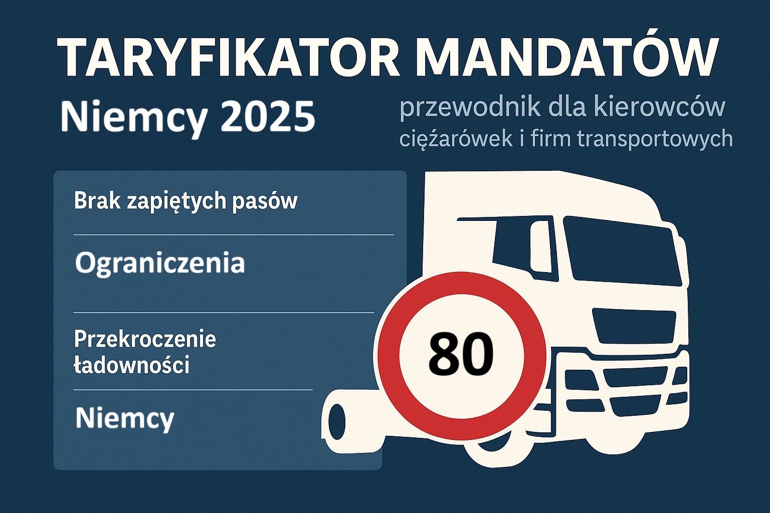 Taryfikator mandatów Niemcy 2025