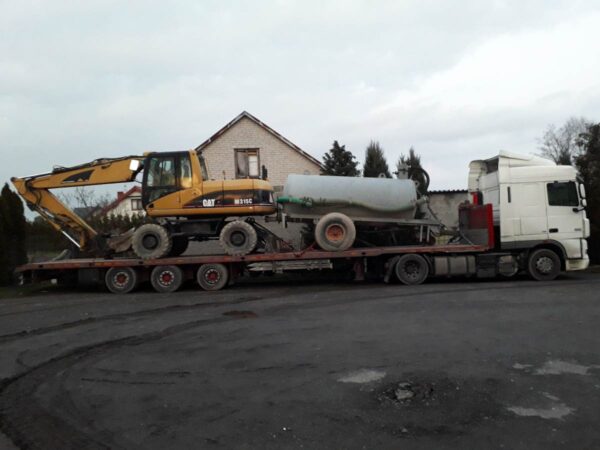 Transport maszyn budowlanych Mielec