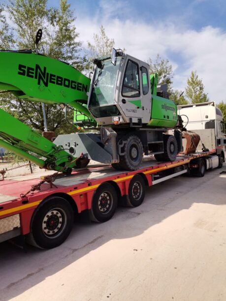 Transport koparek Hiszpania