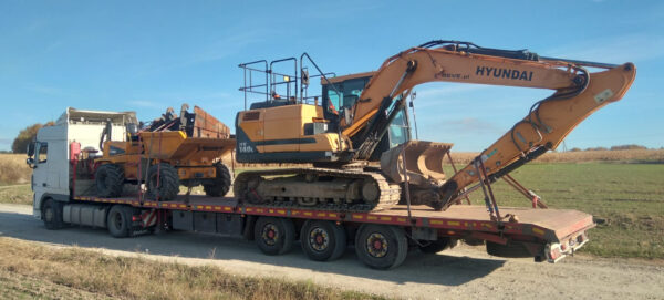 Transport koparek Holandia