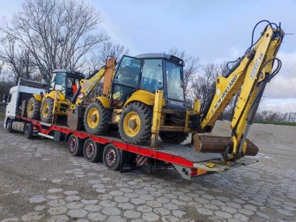 Transport maszyn budowlanych Holandia